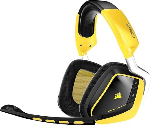 Auriculares inalambricos con microfono corsair void pro rgb se dolby 7.1  ca-9011150-na yellow :: Compu Santa Fe